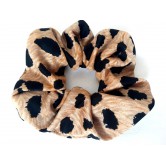 Chouchou cheveux léopard beige/noir