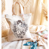 Trousse de toilette femme geisha, foulchie vanille